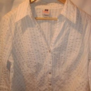 Faded Glory Plus Western Blouse